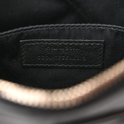Saint Laurent Calfskin Matelasse Monogram Lou Camera Bag Black 7 of 14