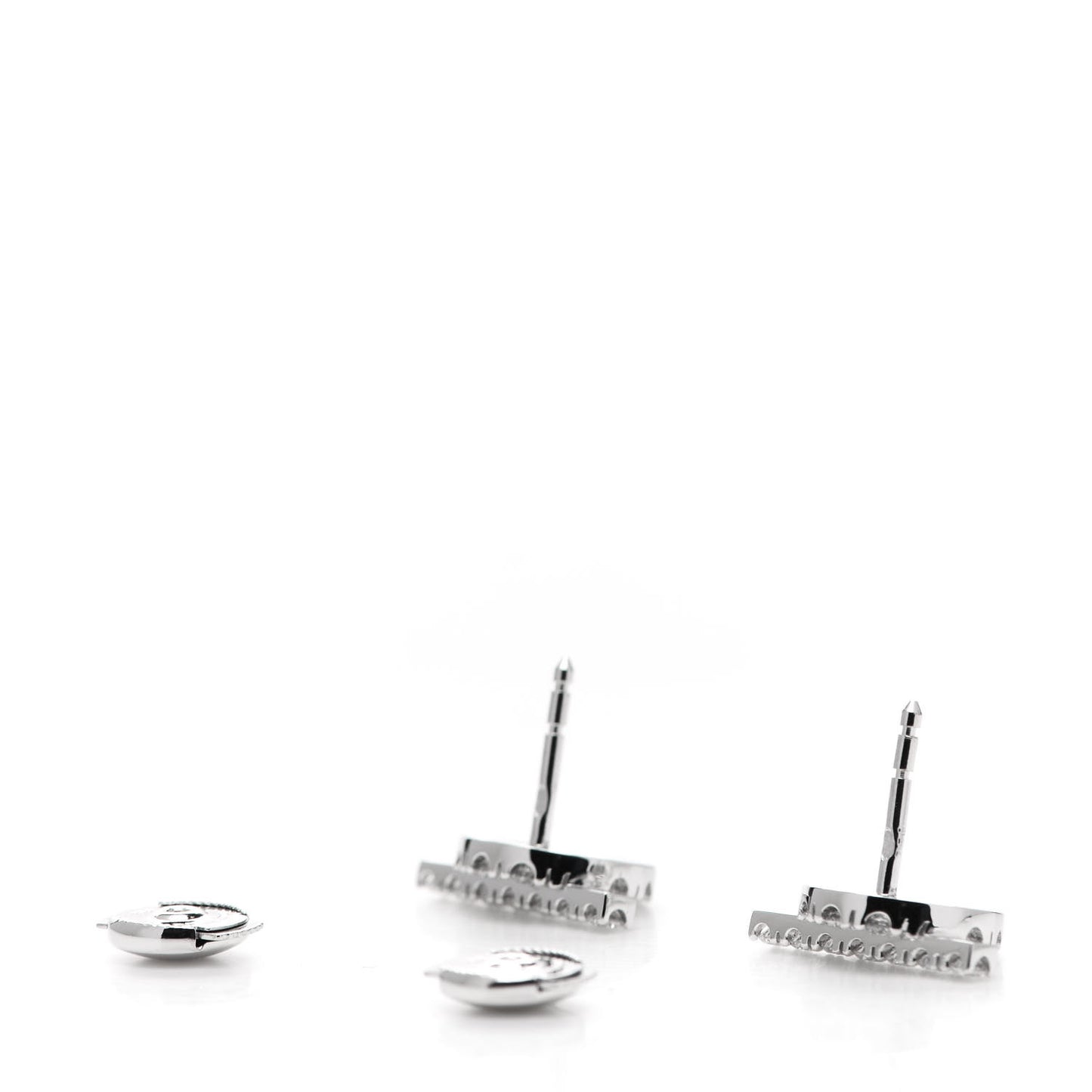 18K White Gold Diamond Finesse Earrings