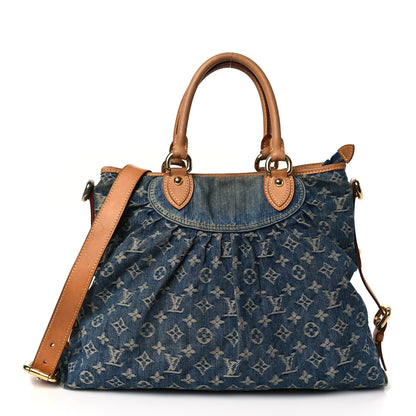 Louis Vuitton Denim Neo Cabby GM Blue 1 of 11