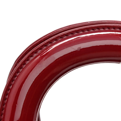 Christian Dior Patent Cannage Mini Lady Dior Red 14 of 15