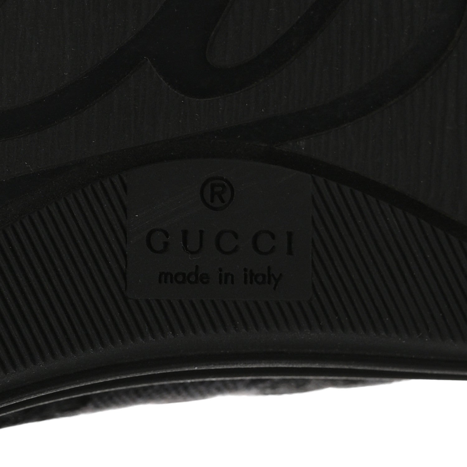 Gucci Monogram High Top Sneakers 38 Black 7 of 8