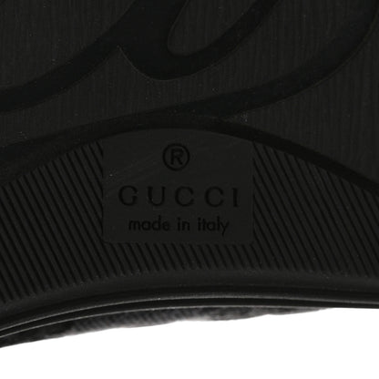 Gucci Monogram High Top Sneakers 38 Black 7 of 8