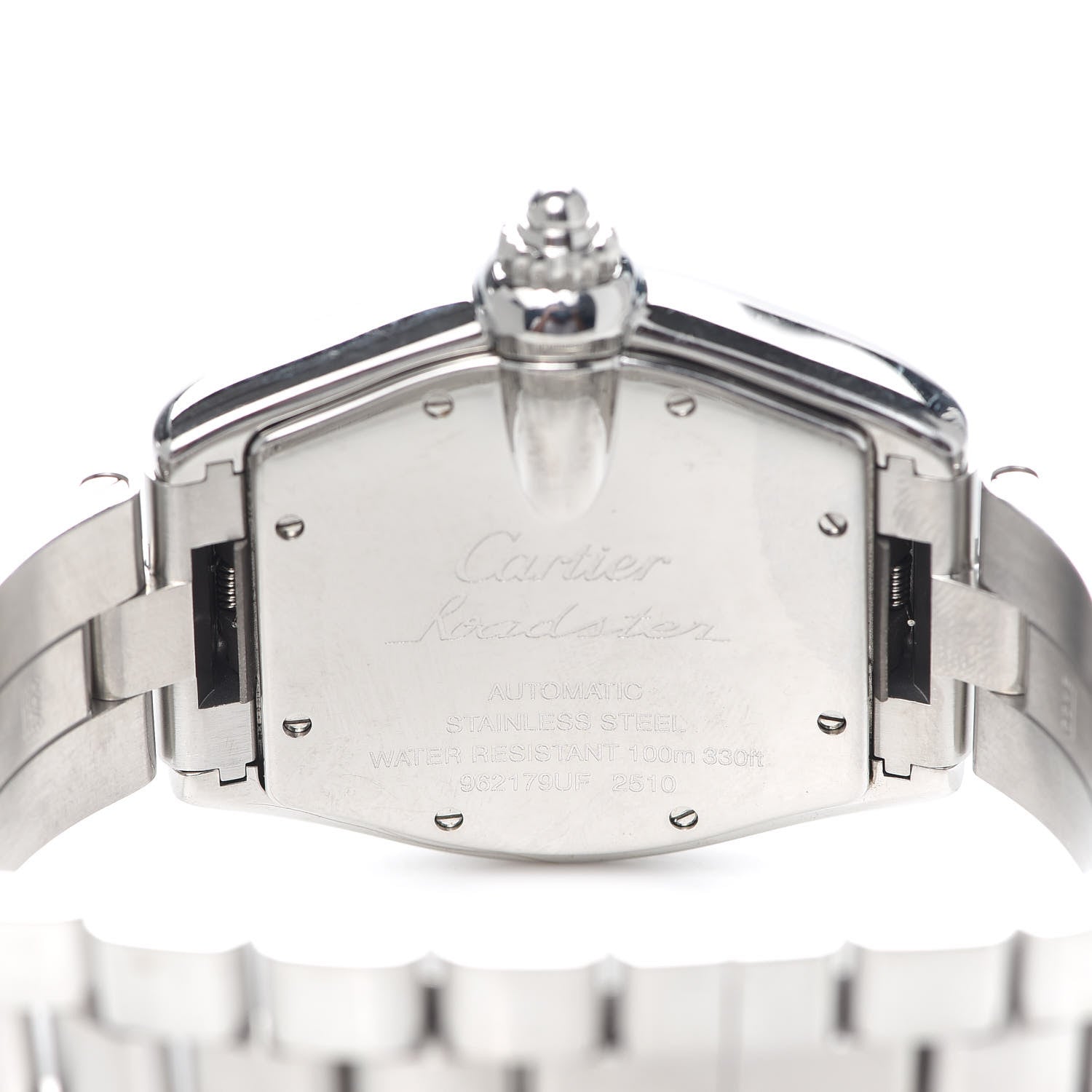 Cartier Stainless Steel 37mm Roadster Automatic Watch Black 4 of 5