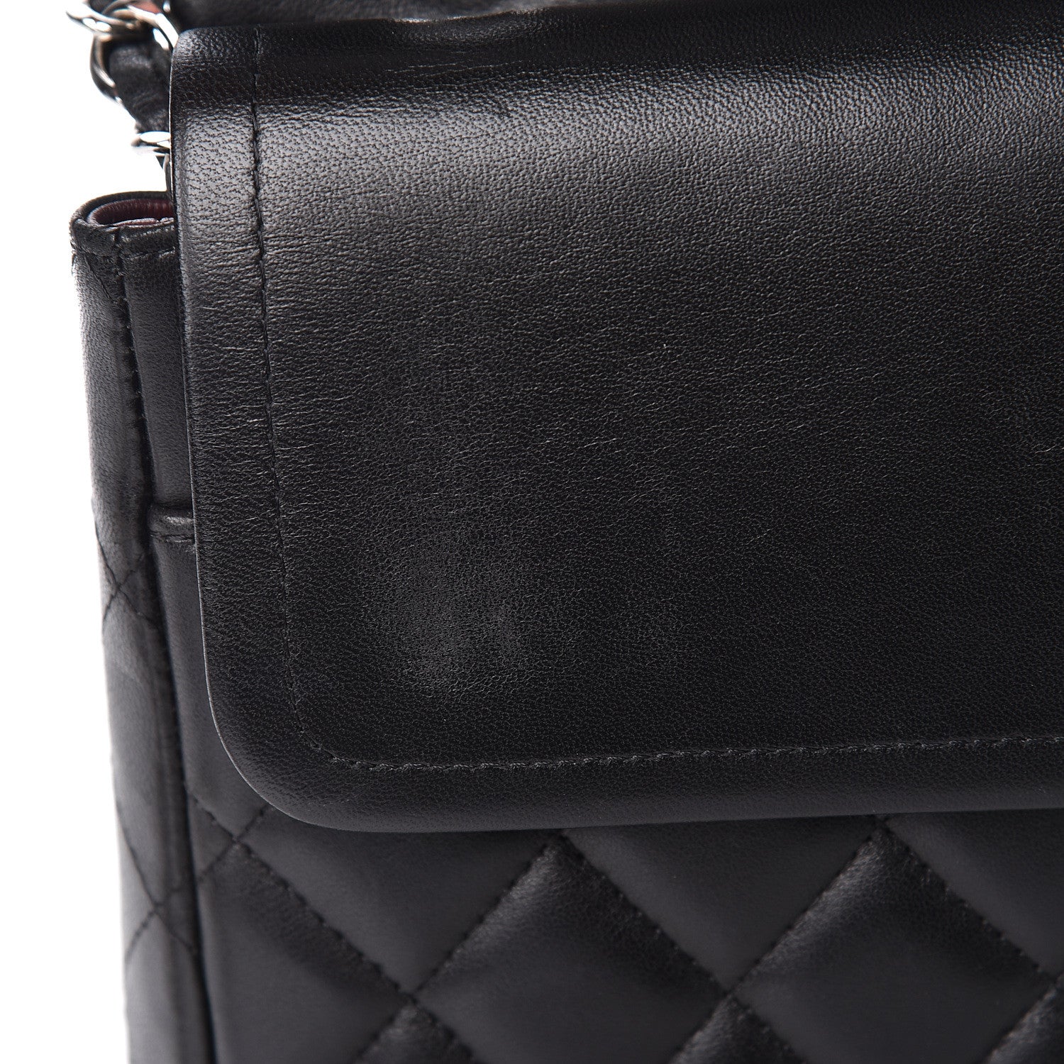 Chanel Lambskin Quilted Maxi Double Flap Black 8 of 15