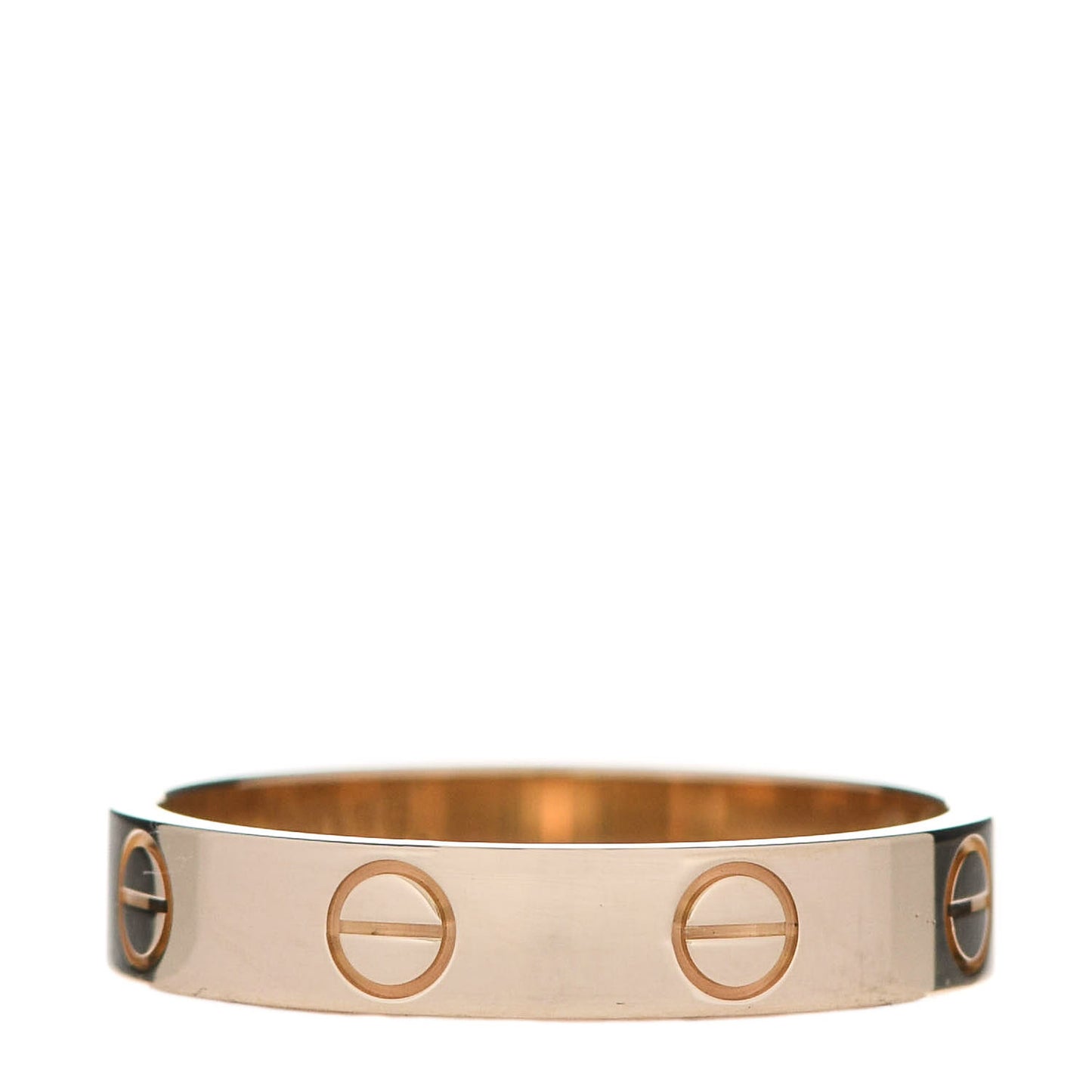 18K Yellow Gold 3.5mm LOVE Wedding Band Ring 53 6.25