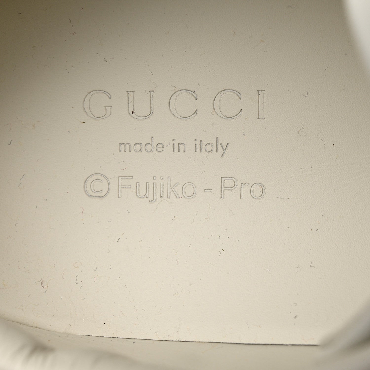 Gucci X DORAEMON Calfskin Fujiko Embroidered Womens Ace Sneakers 37 White Green 7 of 9