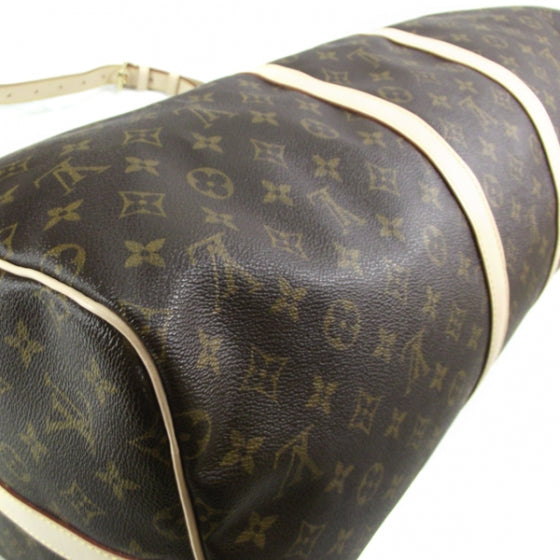 Louis Vuitton Monogram Keepall 55 + Strap 5 of 8