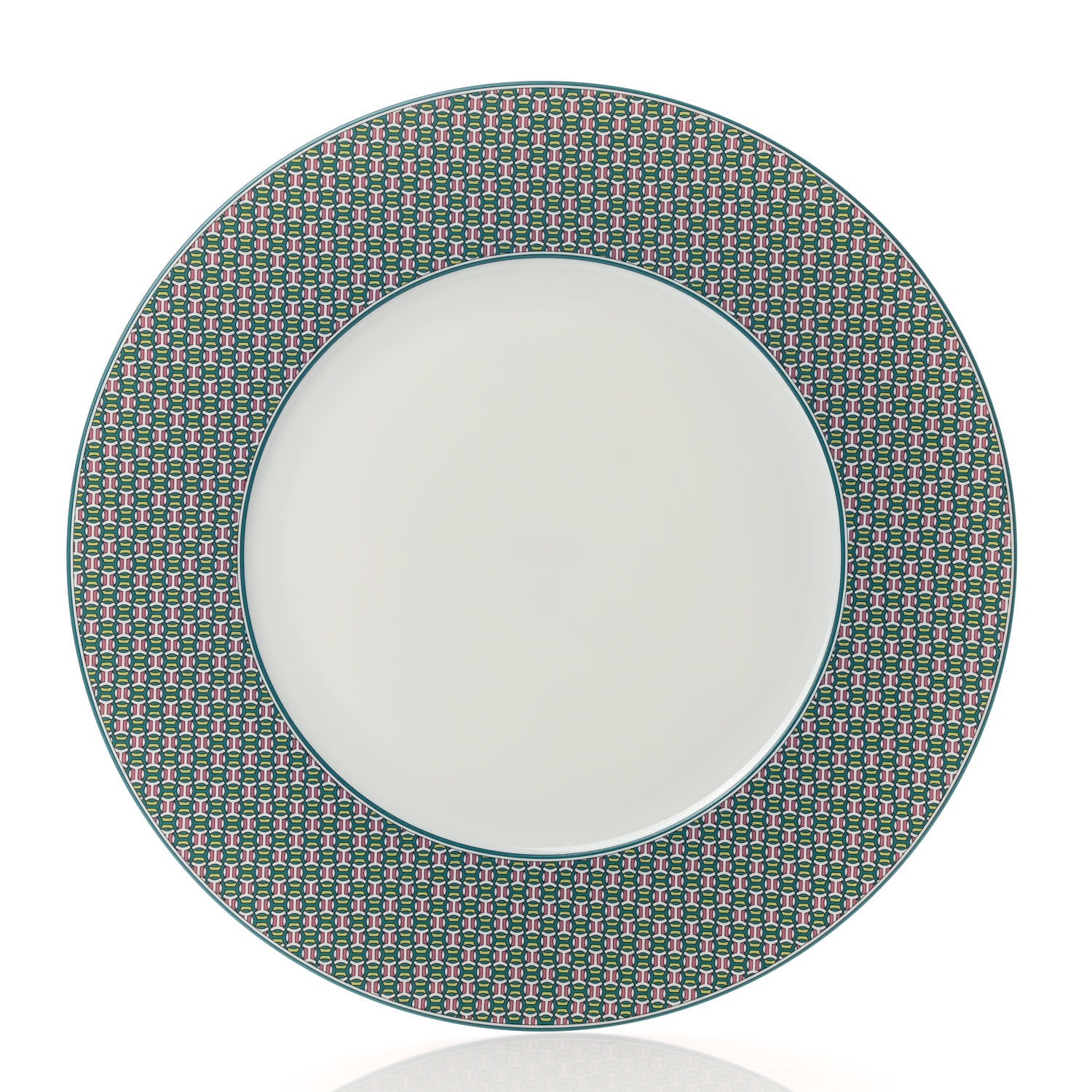 Hermes Porcelain Tie Dinner Plate Set of 2 3 of 6