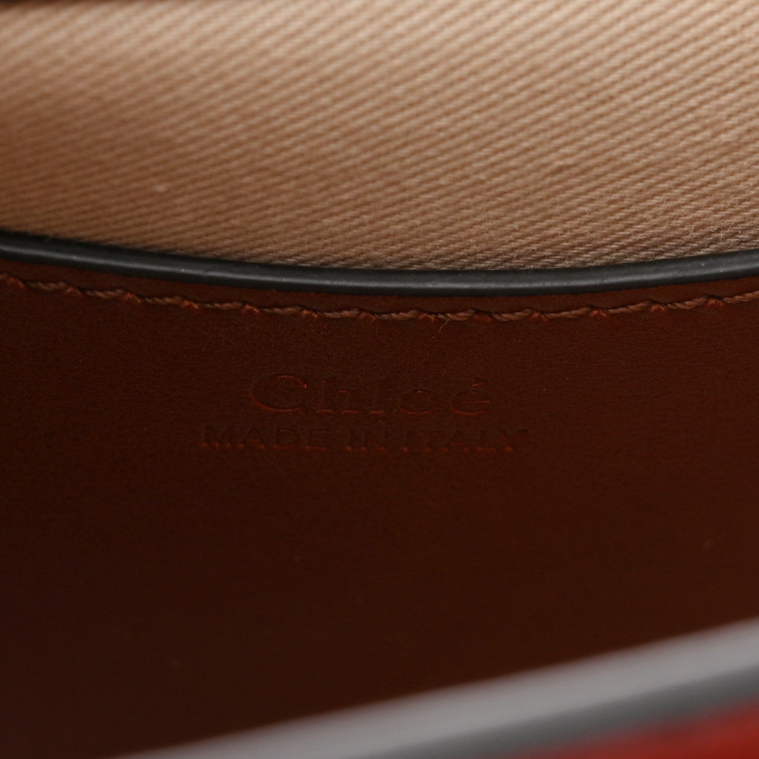 Chloe Calfskin Small Tess Bag Sepia Brown 6 of 11