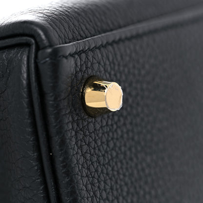 Hermes Togo Kelly Retourne 25 Black 7 of 41