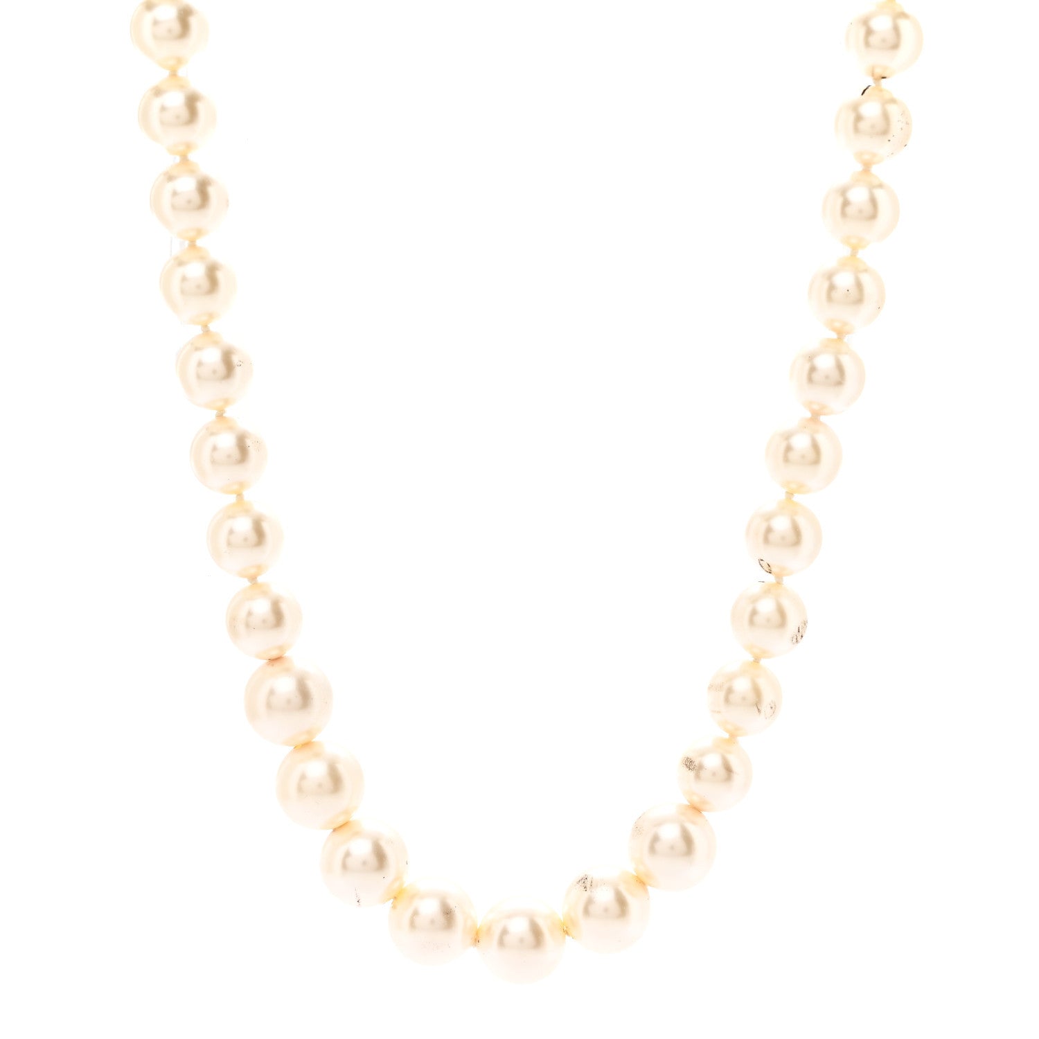 Chanel Graduated Pearl CC Long Necklace Gold 4 of 8