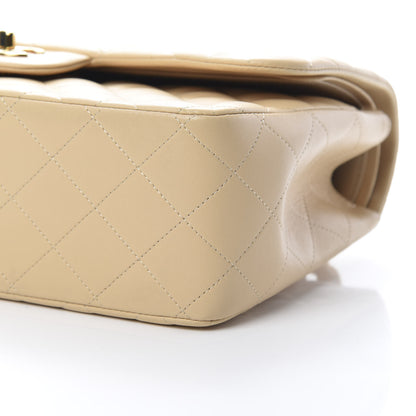 Chanel Lambskin Quilted Jumbo Double Flap Beige Clair 10 of 13