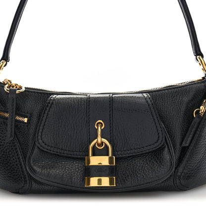 Chloe Grained Calfskin The 99 Shoulder Bag Black 7 of 9