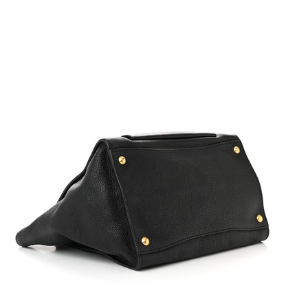 Prada Vitello Daino Shopping Tote Black 4 of 12