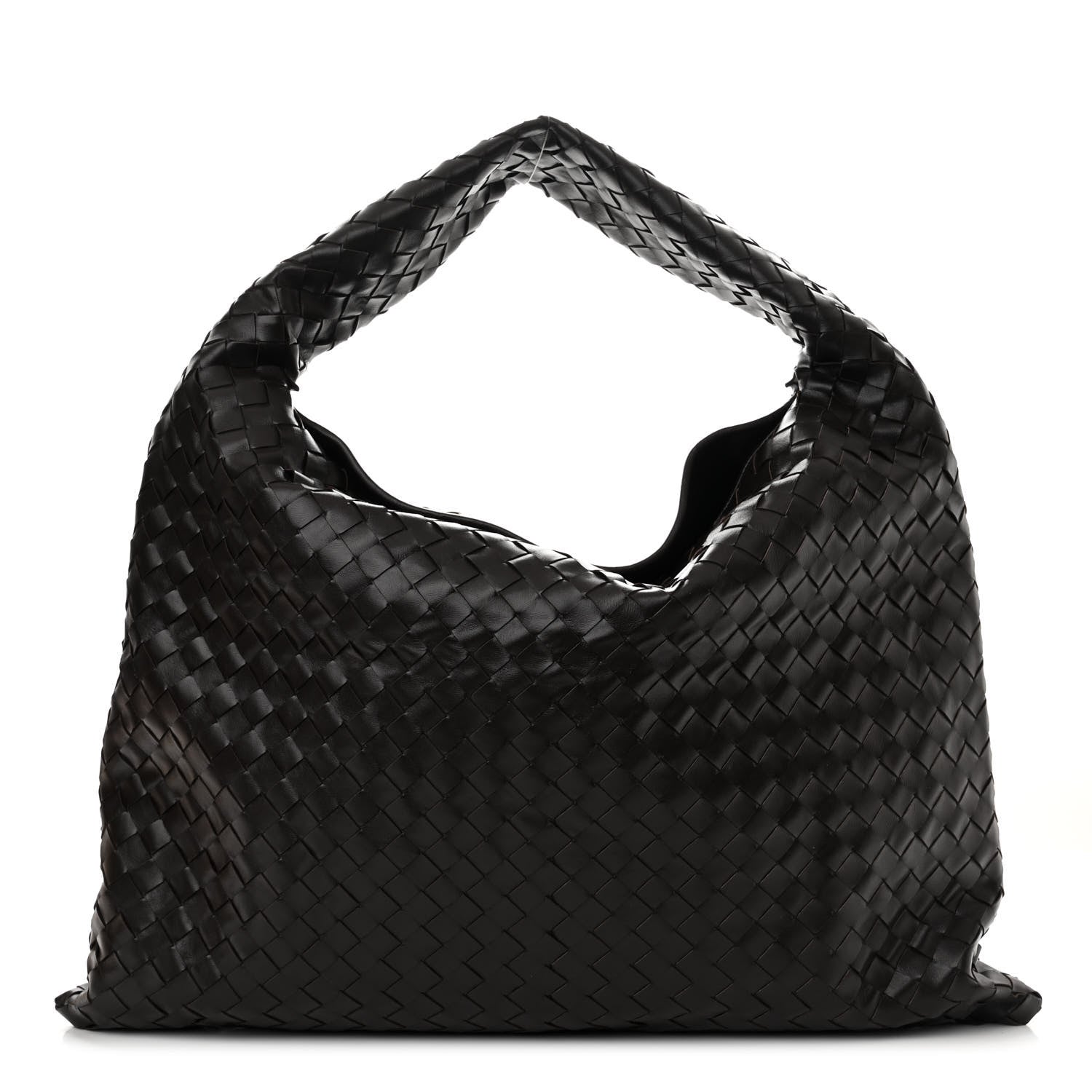 Bottega Veneta Calfskin Intrecciato Large Hop Fondant 1 of 10