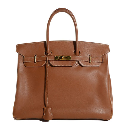 Hermes Courchevel Birkin 35 Gold 1 of 28