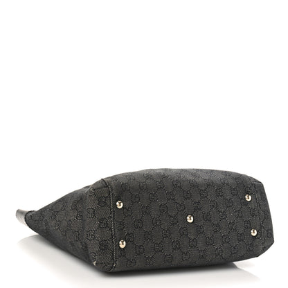 Gucci Monogram Crest Tote Black 4 of 14