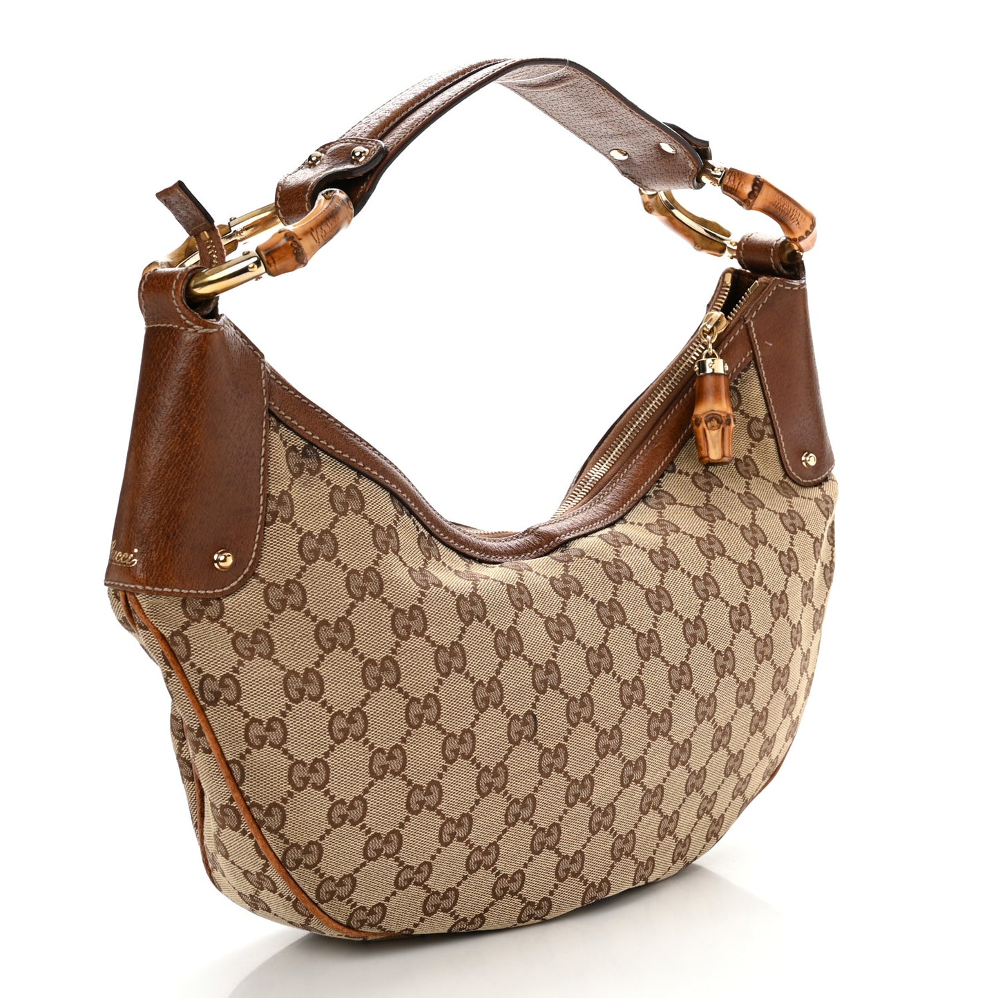 Monogram Bamboo Ring Hobo Brown