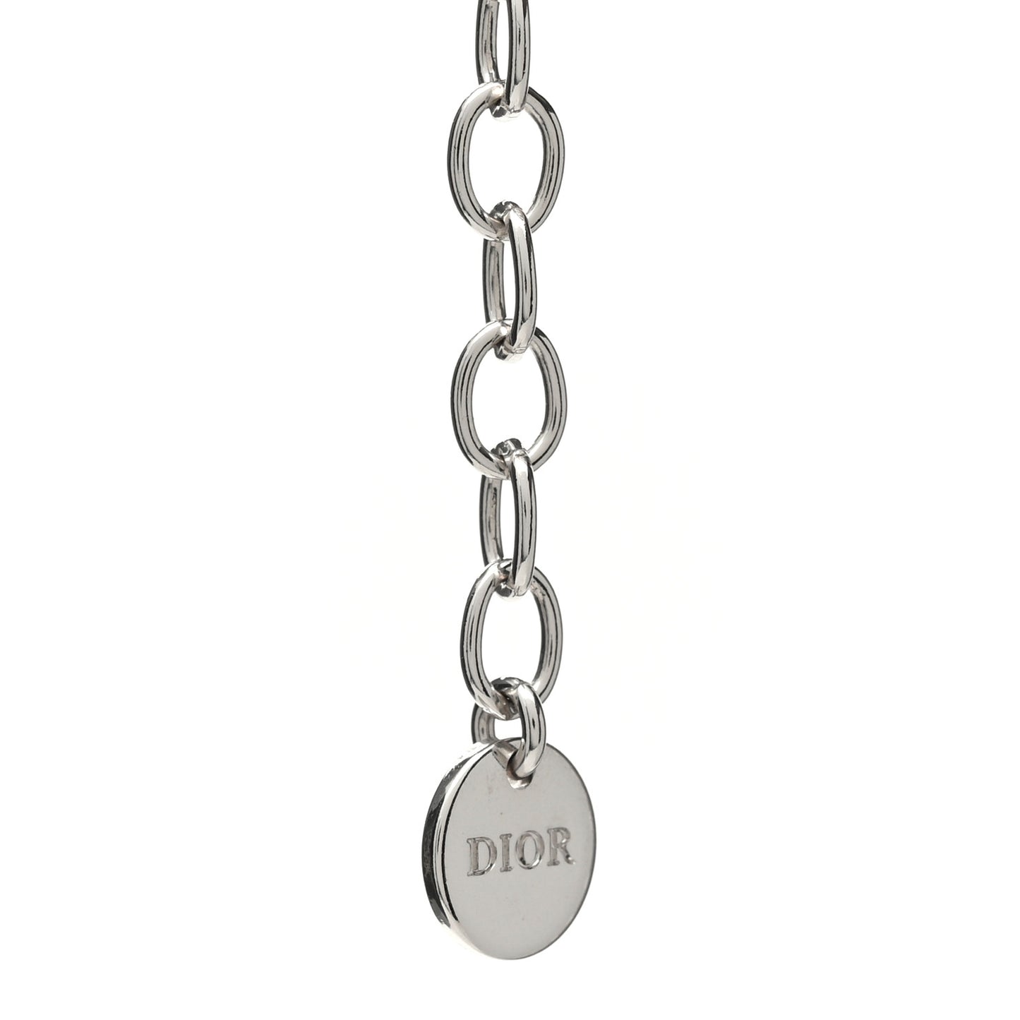 Pearl Crystal 30 Montaigne Long Necklace Silver