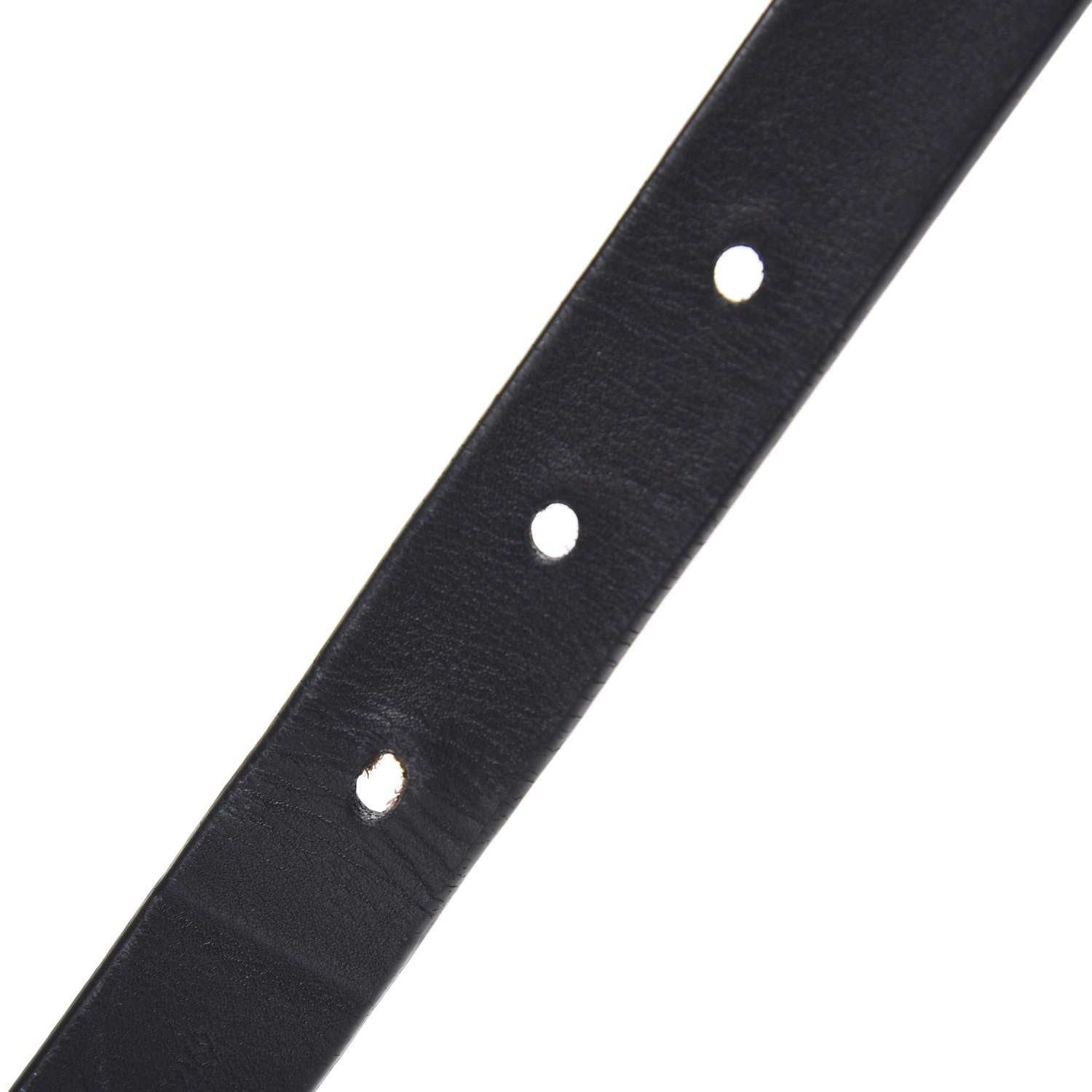 Louis Vuitton Calfskin Embossed 20MM LV Initiales Belt 80 32 Black 6 of 6