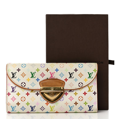 Louis Vuitton Monogram Multicolor Eugenie Wallet White Litchi 9 of 9