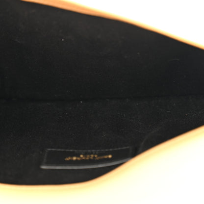 Saint Laurent Micro Raffia Uptown Pouch Natural Hay Blush 5 of 10