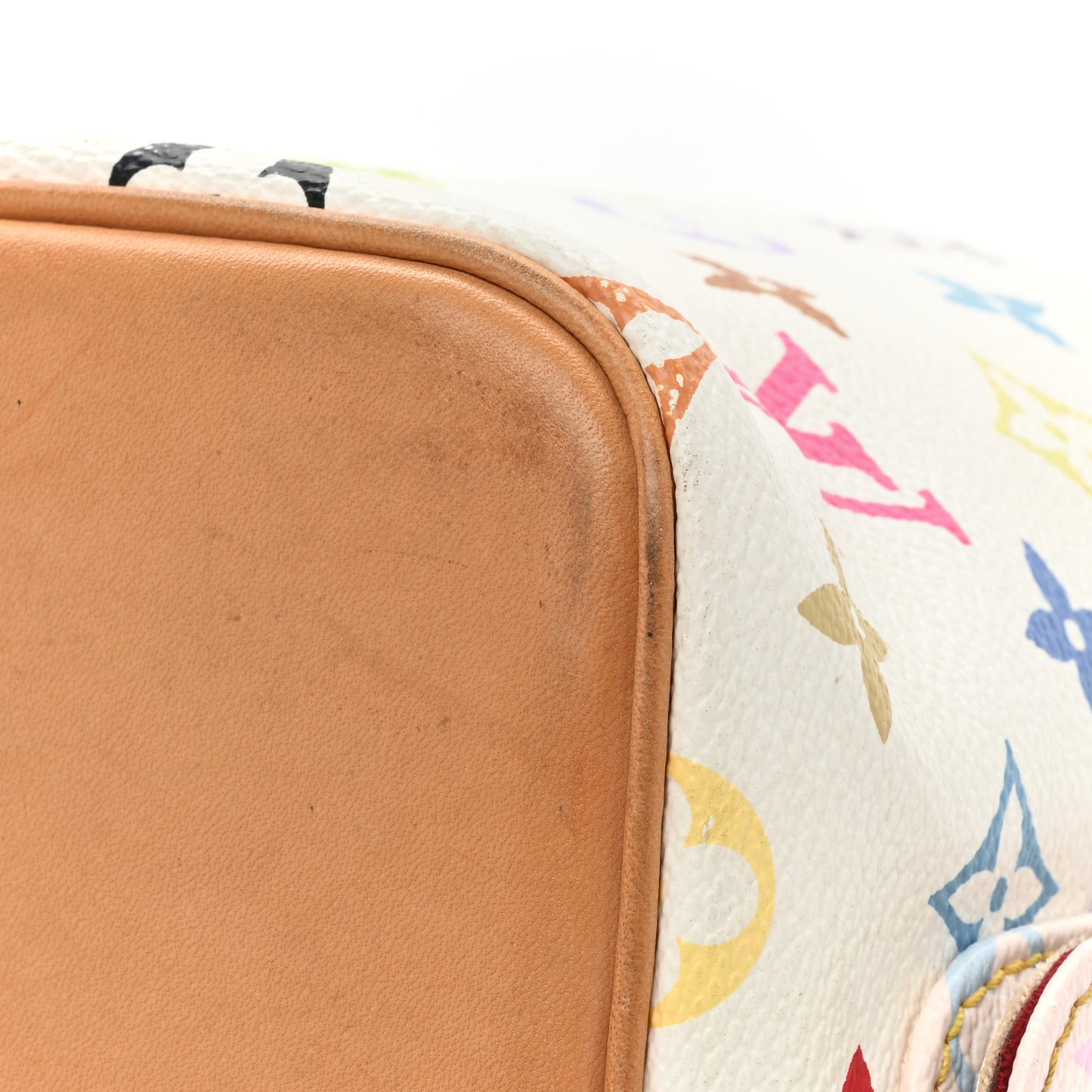 Monogram Multicolor Petit Noe White