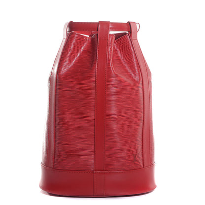 Louis Vuitton Epi Randonnee PM Castillan Red 1 of 7