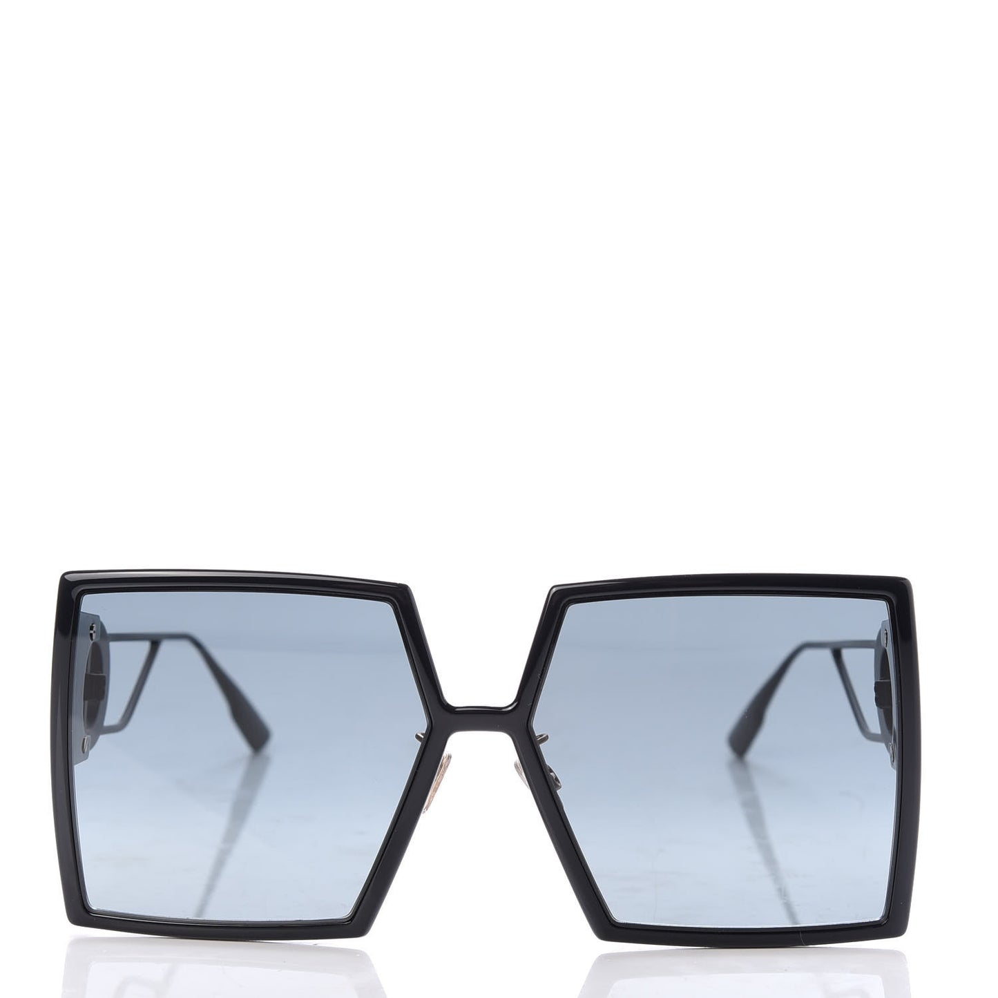Square 30 Montaigne Sunglasses Black