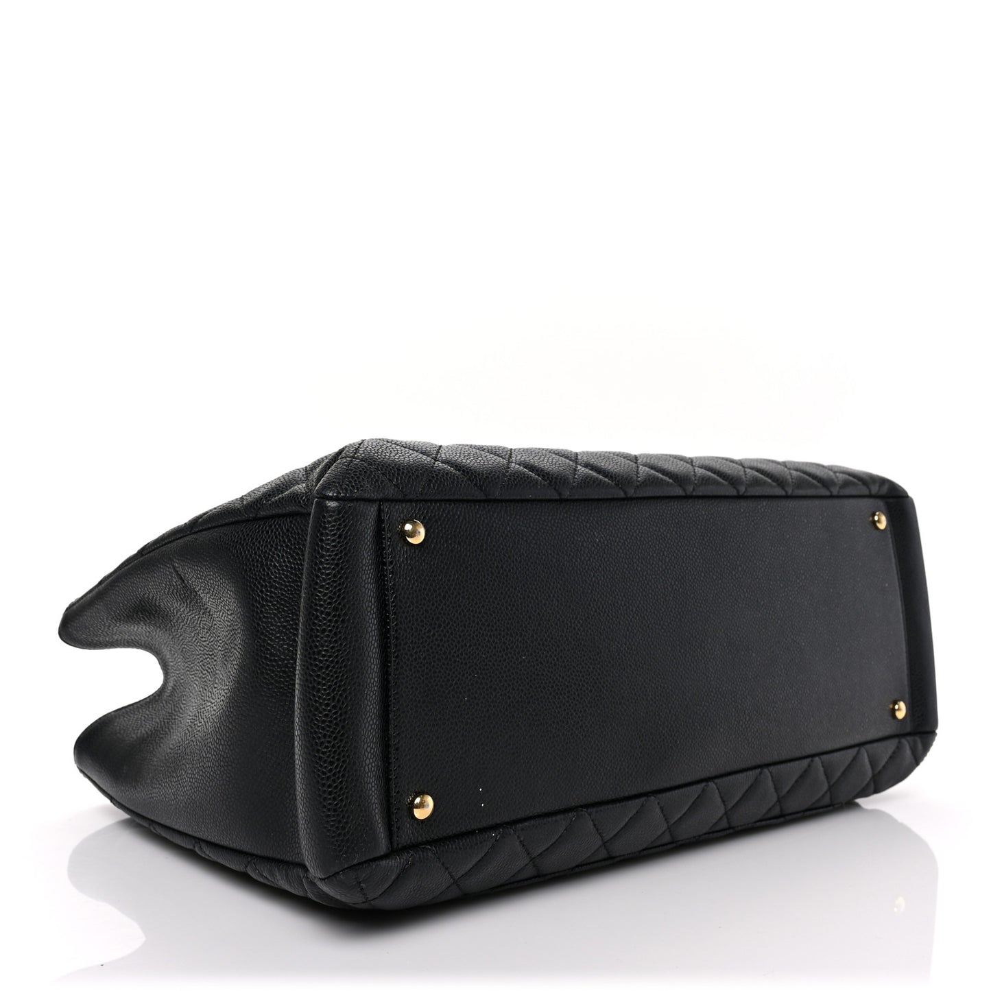 Caviar Quilted XL Grand Shopping Tote GST Black