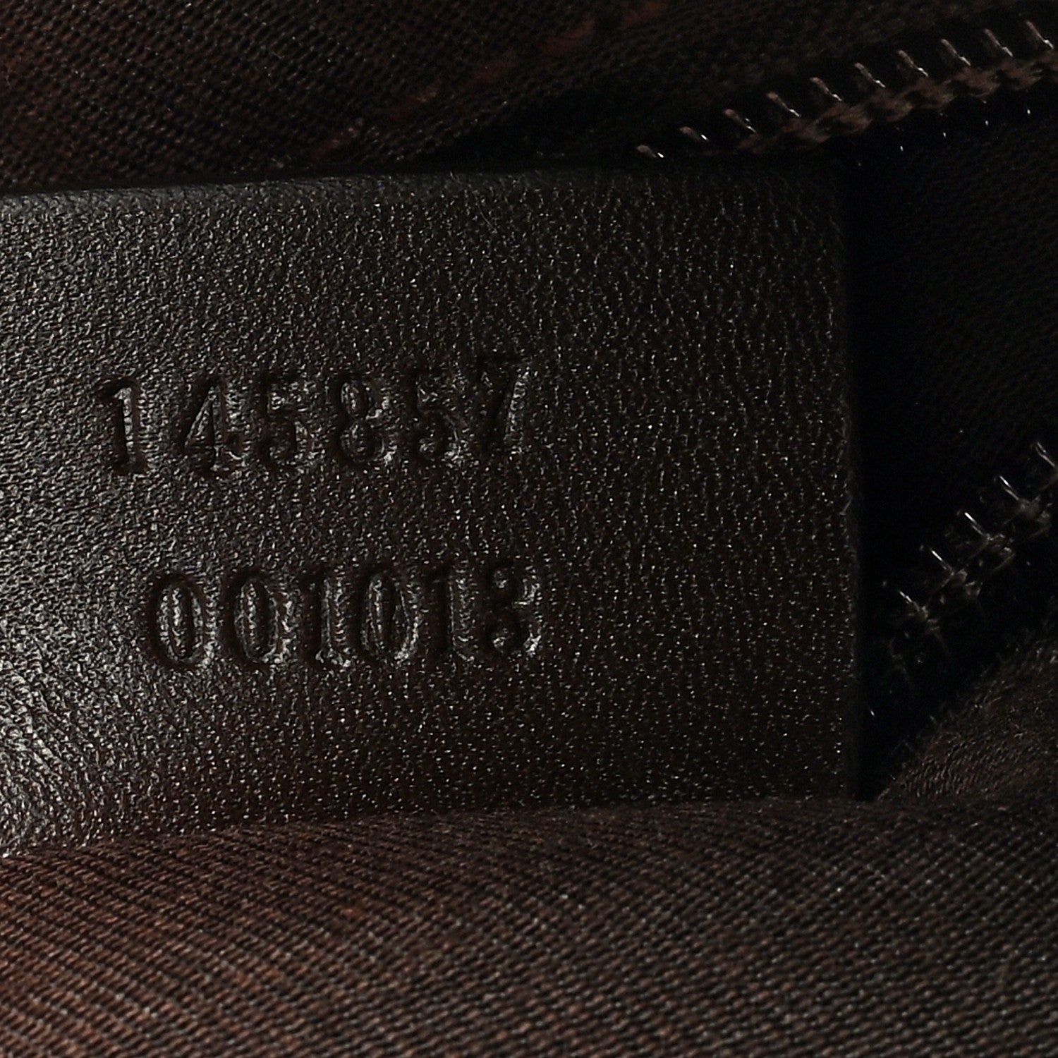 Gucci Monogram Calfskin Perforated Medium Flat Messenger Bag Dark Brown 8 of 11