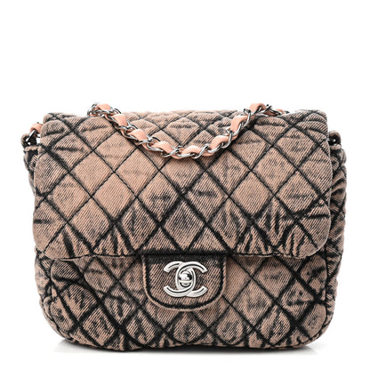 Chanel Washed Denim Quilted Small Denimpression Flap Rose Clair 1 of 4