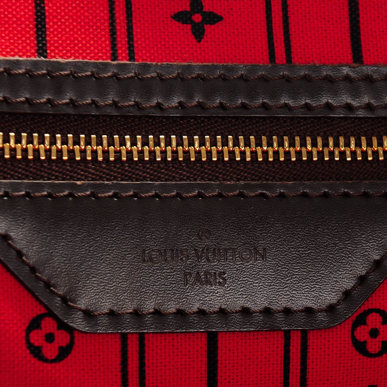 Louis Vuitton Damier Ebene Neverfull MM 7 of 10