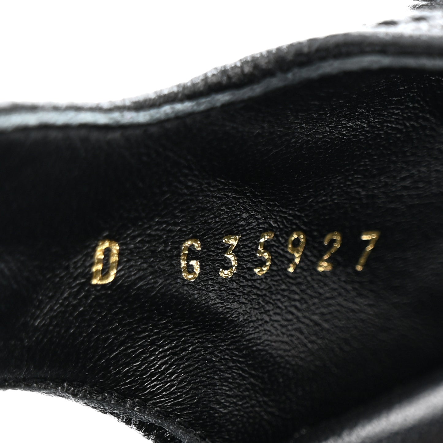 Grained Calfskin Velcro Dad Sandals 36.5 Black