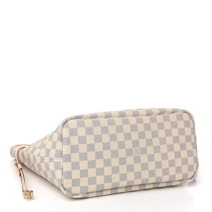 Louis Vuitton Damier Azur Neo Neverfull MM Rose Ballerine 6 of 10