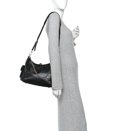Louis Vuitton Lambskin CarryAll Cargo Vibe PM Black 2 of 10