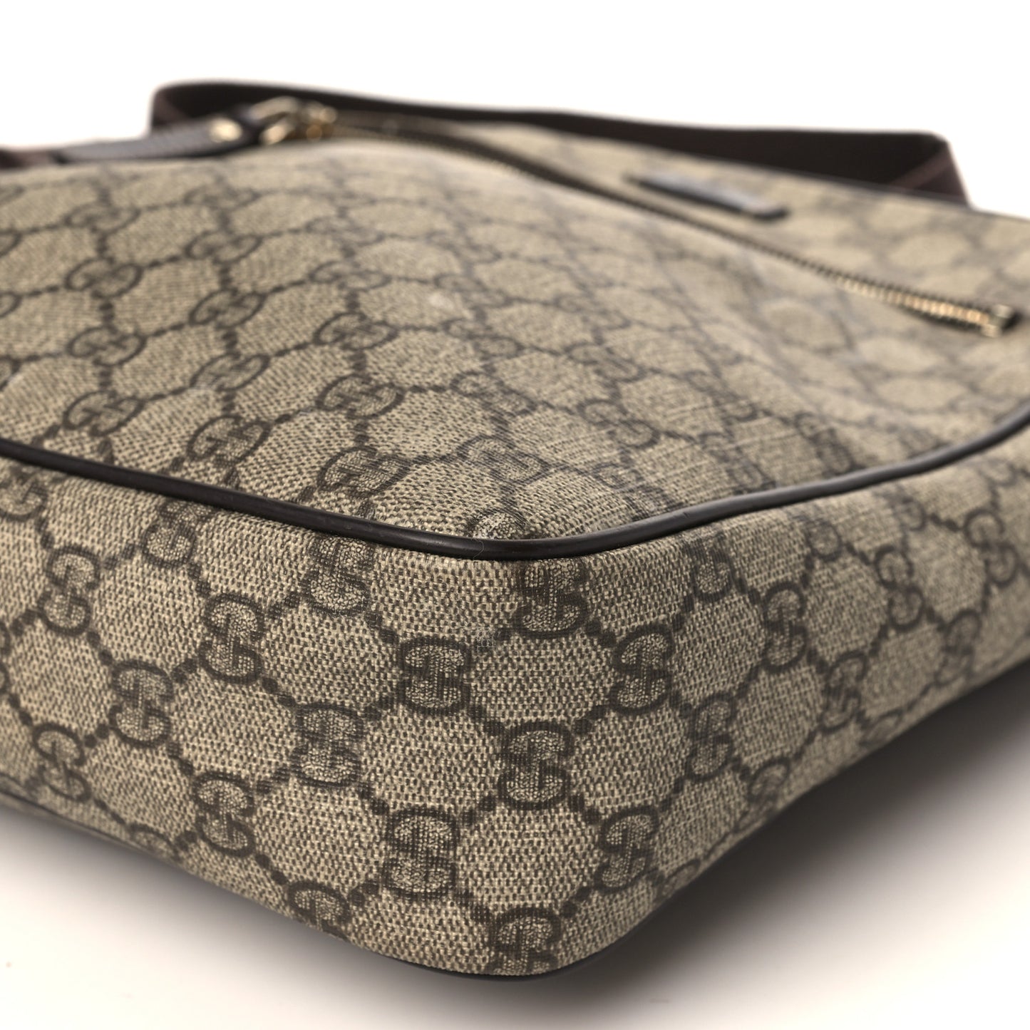 GG Plus Monogram Medium Messenger Bag Dark Brown