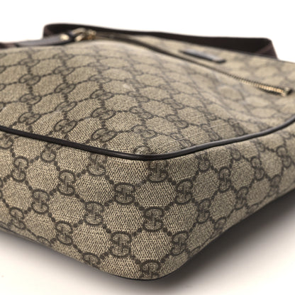 Gucci GG Plus Monogram Medium Messenger Bag Dark Brown 9 of 10