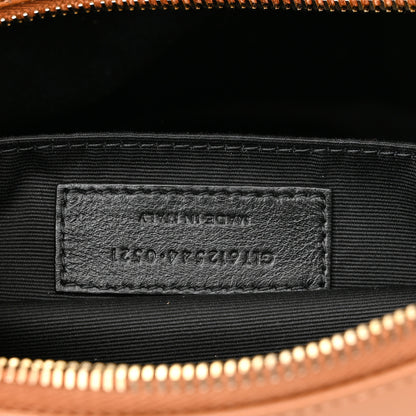 Saint Laurent Suede Matelasse Monogram Lou Camera Bag Cinnamon 7 of 10