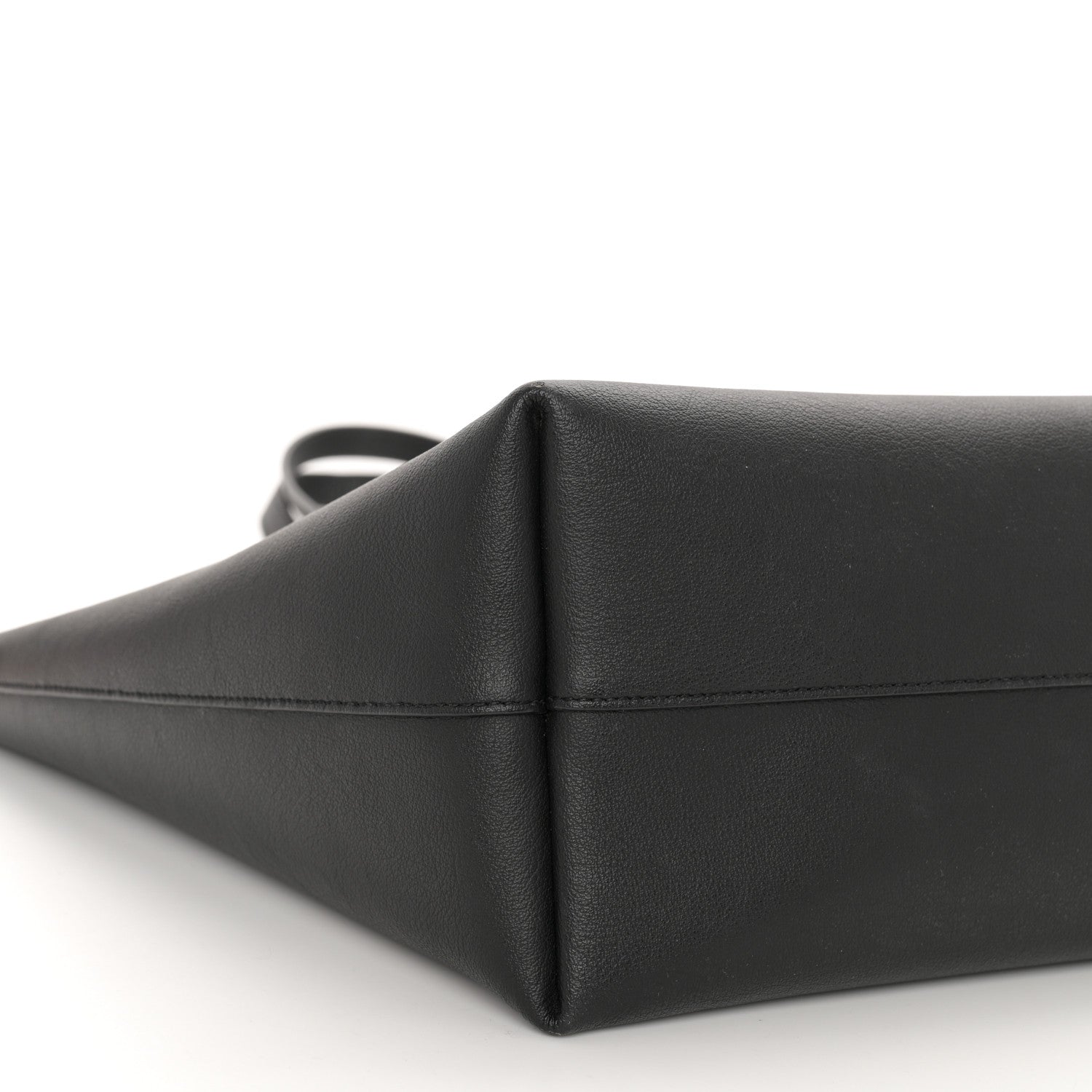 Saint Laurent Calfskin Large Shopping Tote Black 10 of 12