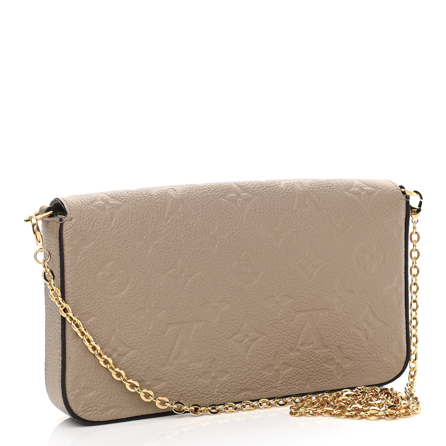 Louis Vuitton Empreinte Pochette Felicie Chain Wallet Tourterelle 3 of 10