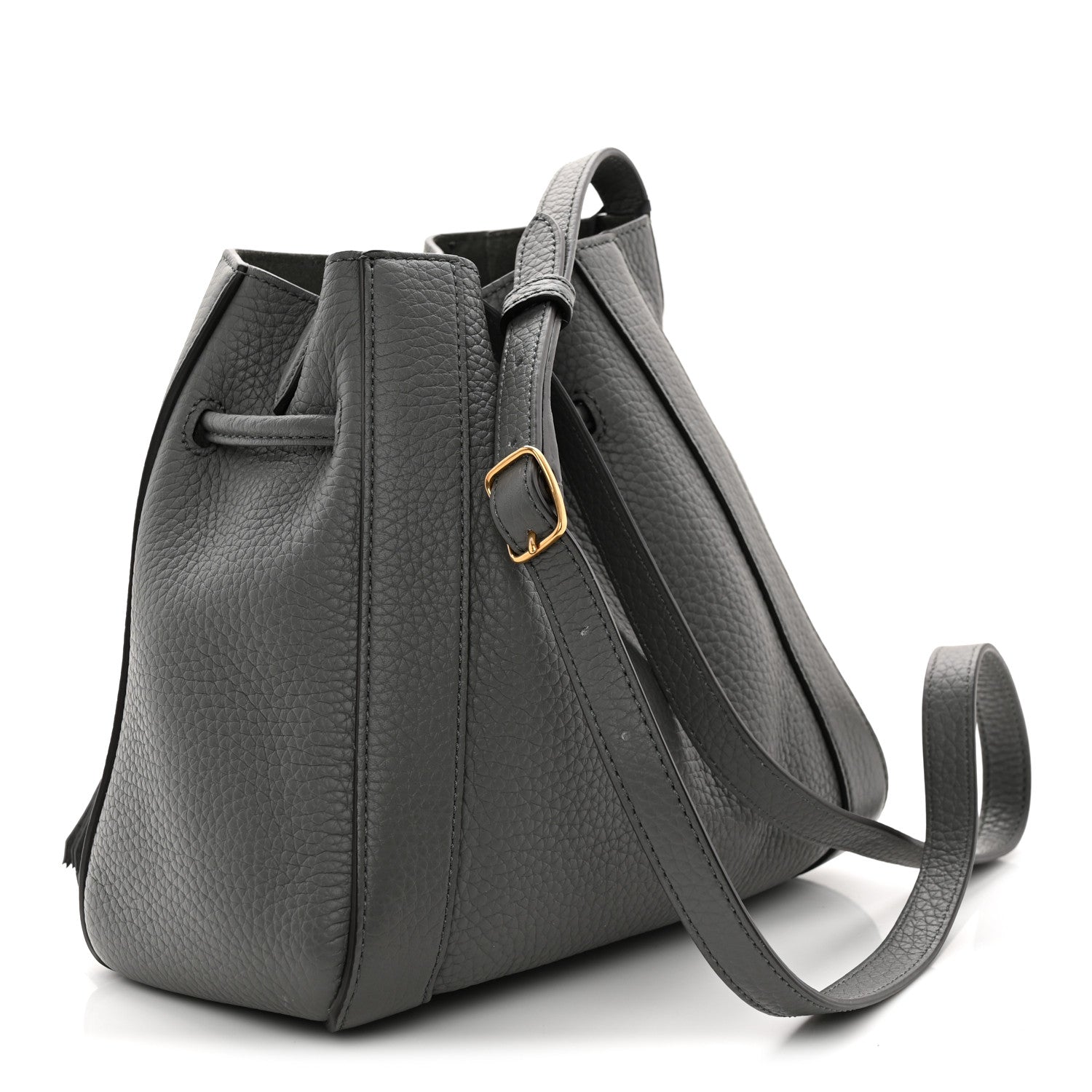 Mulberry Heavy Grain Calfskin Mini Millie Charcoal 3 of 9