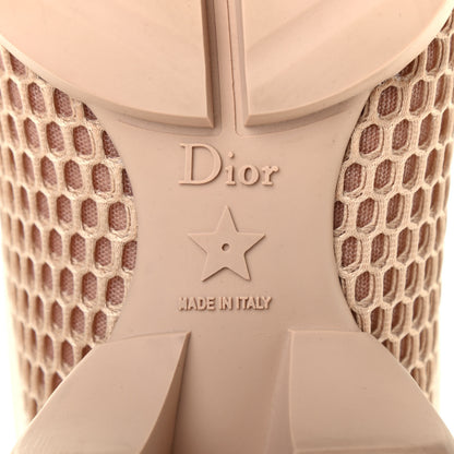 Christian Dior Resille Calfskin D-Connect Sneakers 38.5 Nude 6 of 13