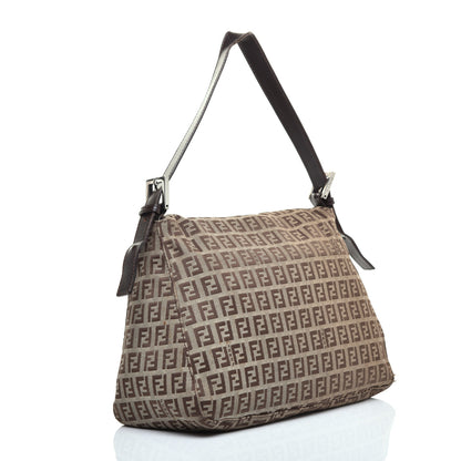 Fendi Zucchino Mama Baguette Dark Brown 3 of 11