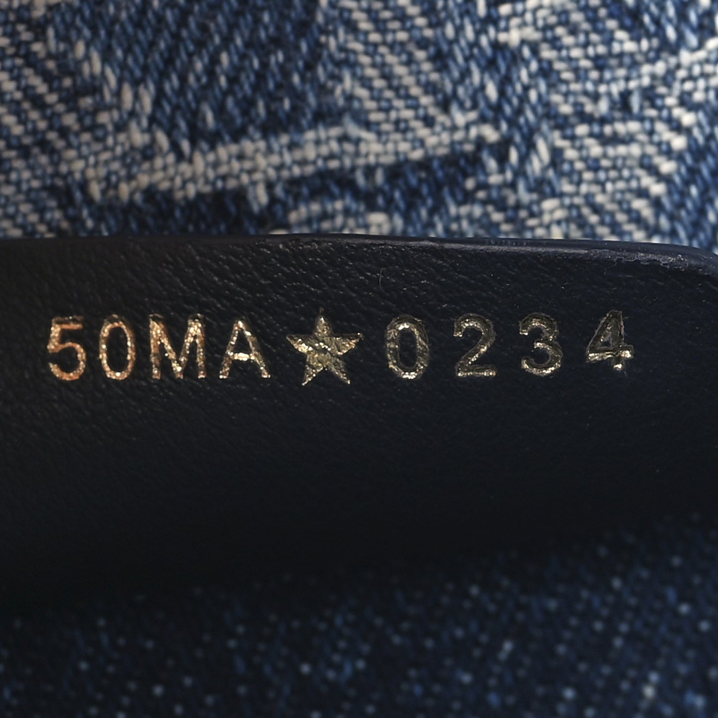 Oblique Denim Medium Book Tote Blue