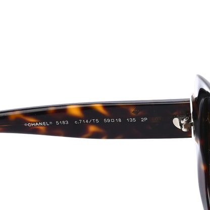 Chanel CC Sunglasses 5183 Tortoise 6 of 7