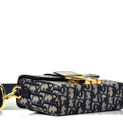 Christian Dior Oblique 30 Montaigne Box Bag Blue 8 of 9