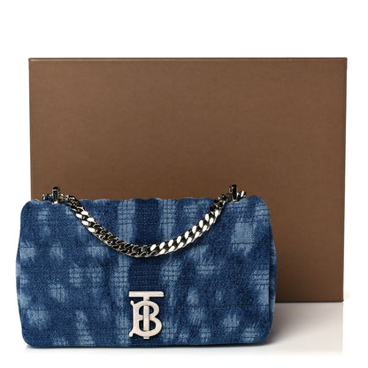 Burberry Denim Quilted Small Lola Bag Blue 11 of 11