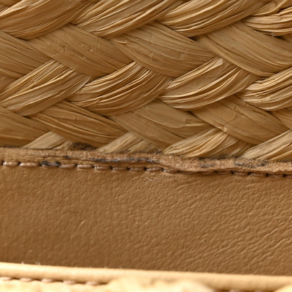 Bottega Veneta Raffia Intrecciato Lido Mule 90 Sandals 38 Cane Sugar 18 of 19