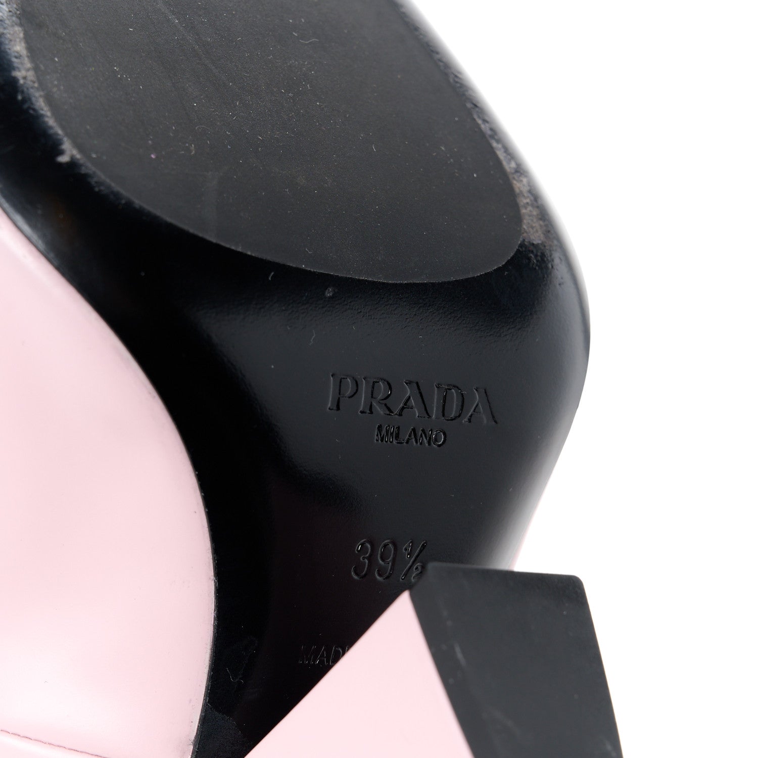 Prada Spazzolato Modellerie Mary Jane 95mm Pumps 39.5 Alabastro 6 of 6